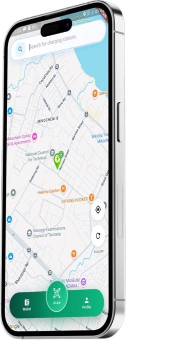 TEWL Power Bank App - Map View